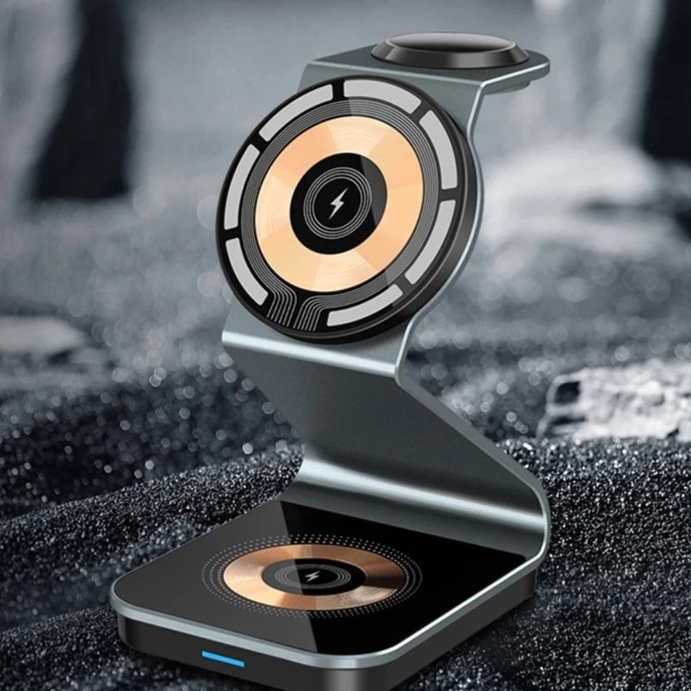 Magnetic Wireless Charger Stand 3 in 1